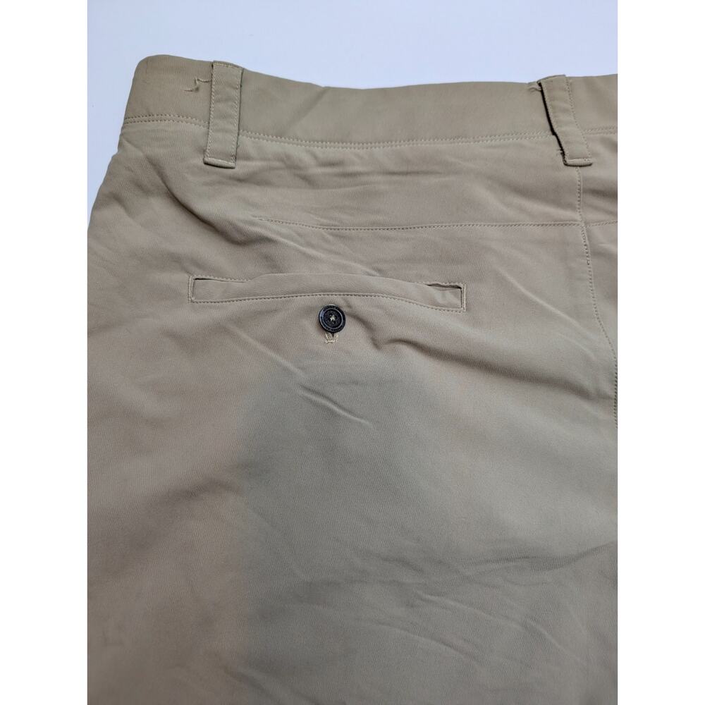 Under Armour Matchplay Shorts Men's 38 Tan Khaki Mid Rise Stretch Performance - Picture 14 of 16